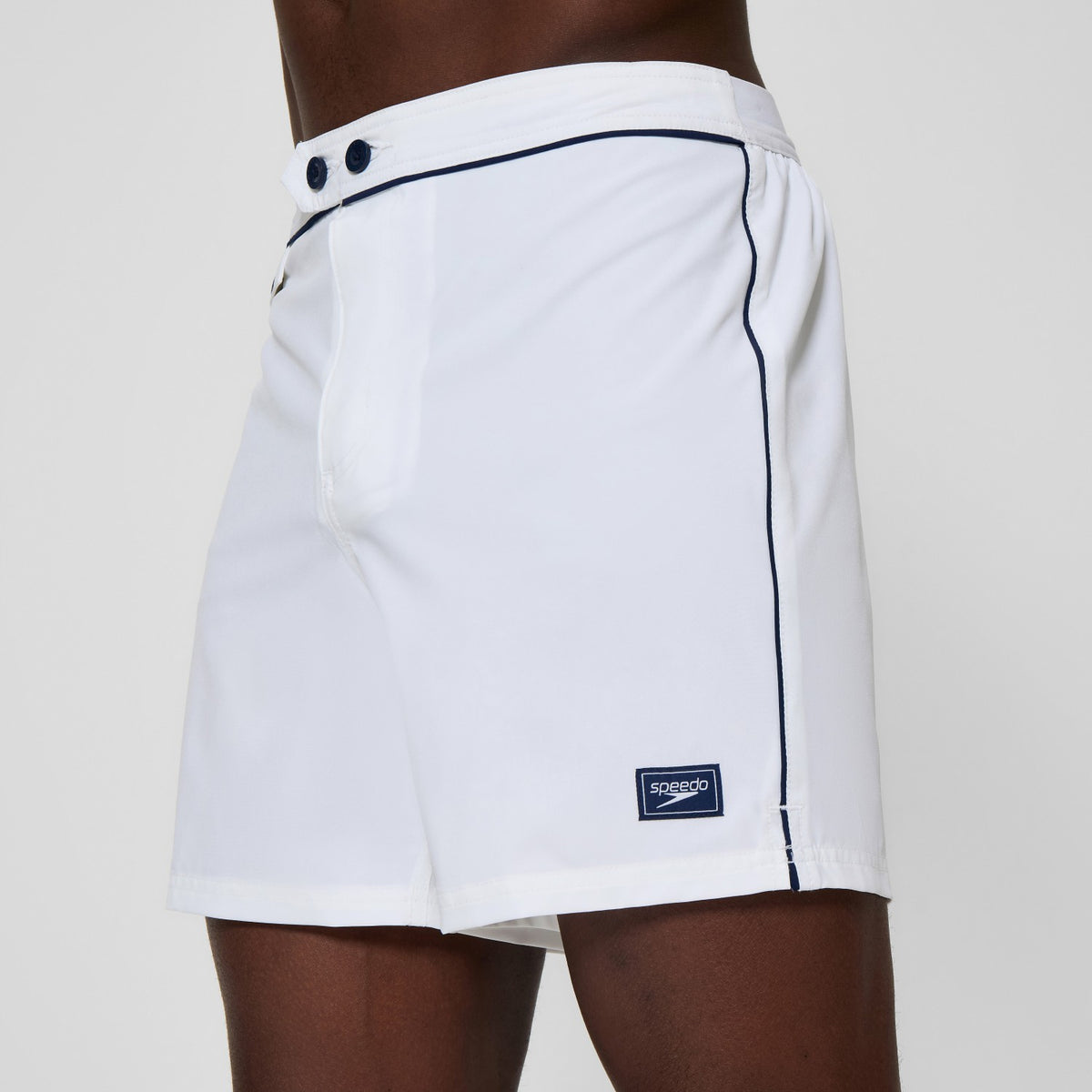 Speedo Jetstream Solid Swim Shorts White