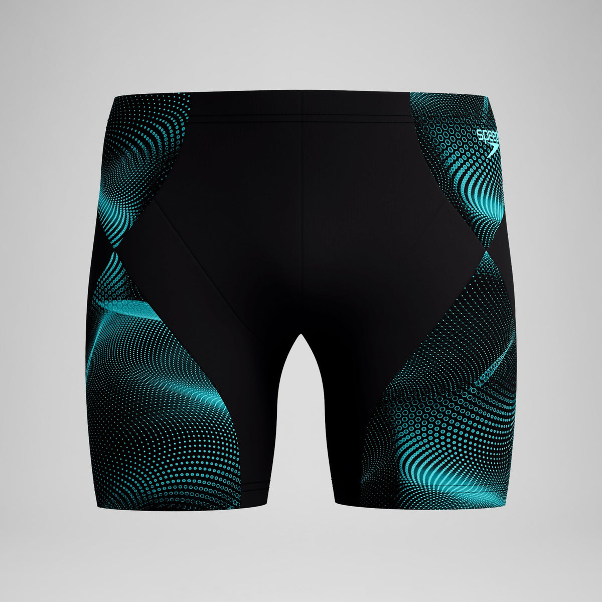 Speedo Endurance+ MAX Compression Mid Jammer Black/Turquoise
