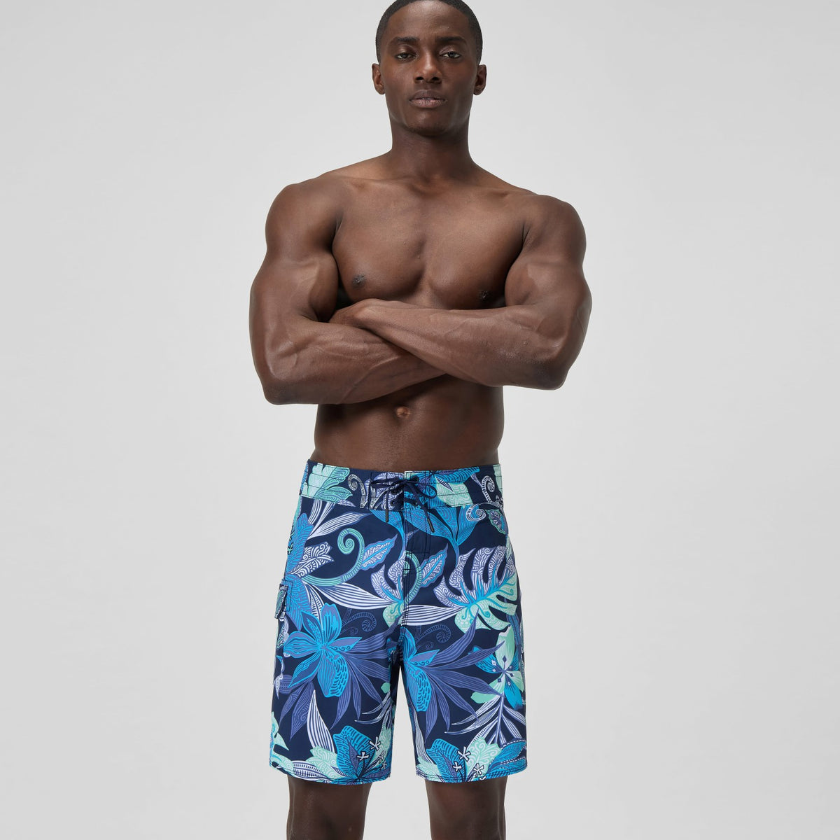 Speedo Print Boardshort Blue
