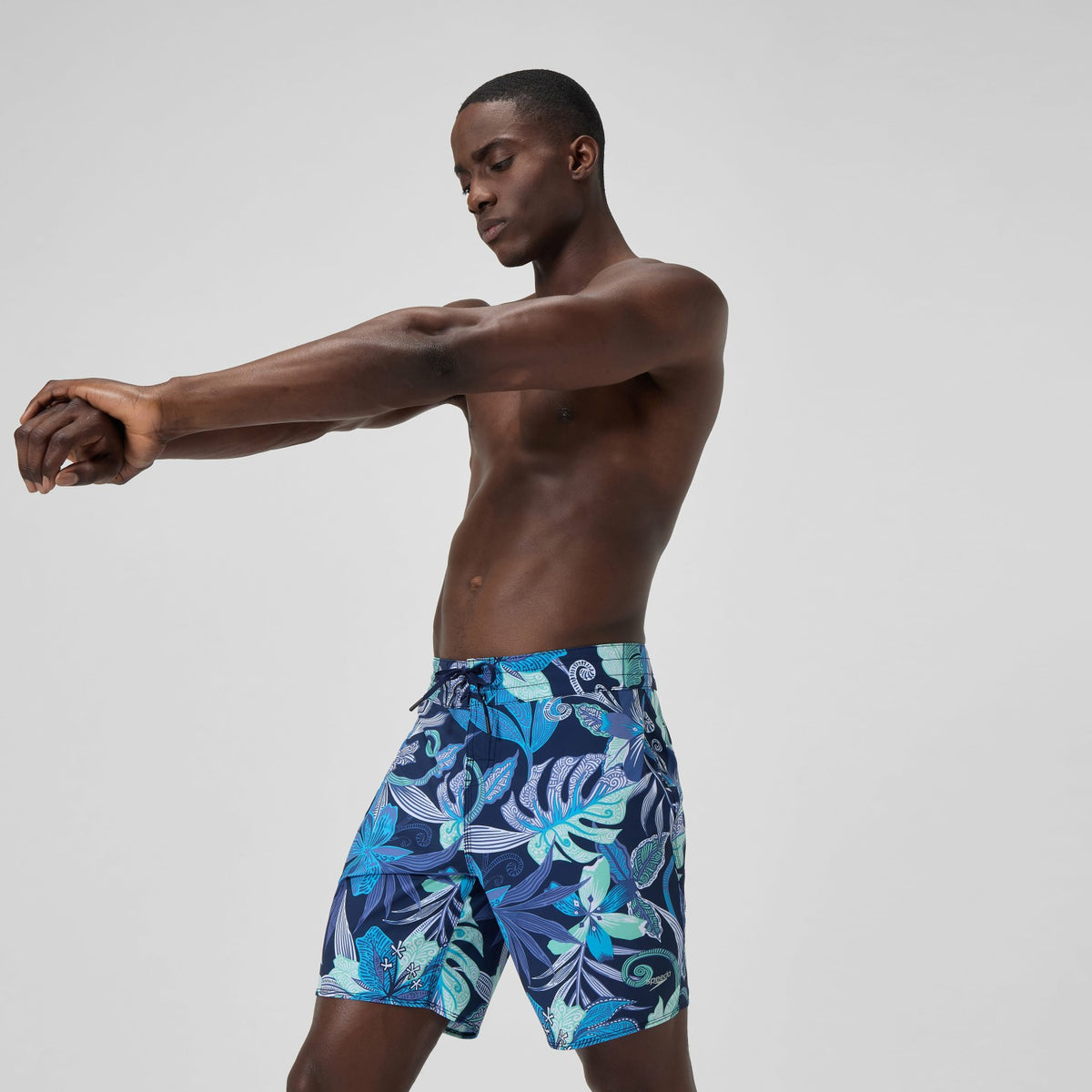 Speedo Print Boardshort Blue