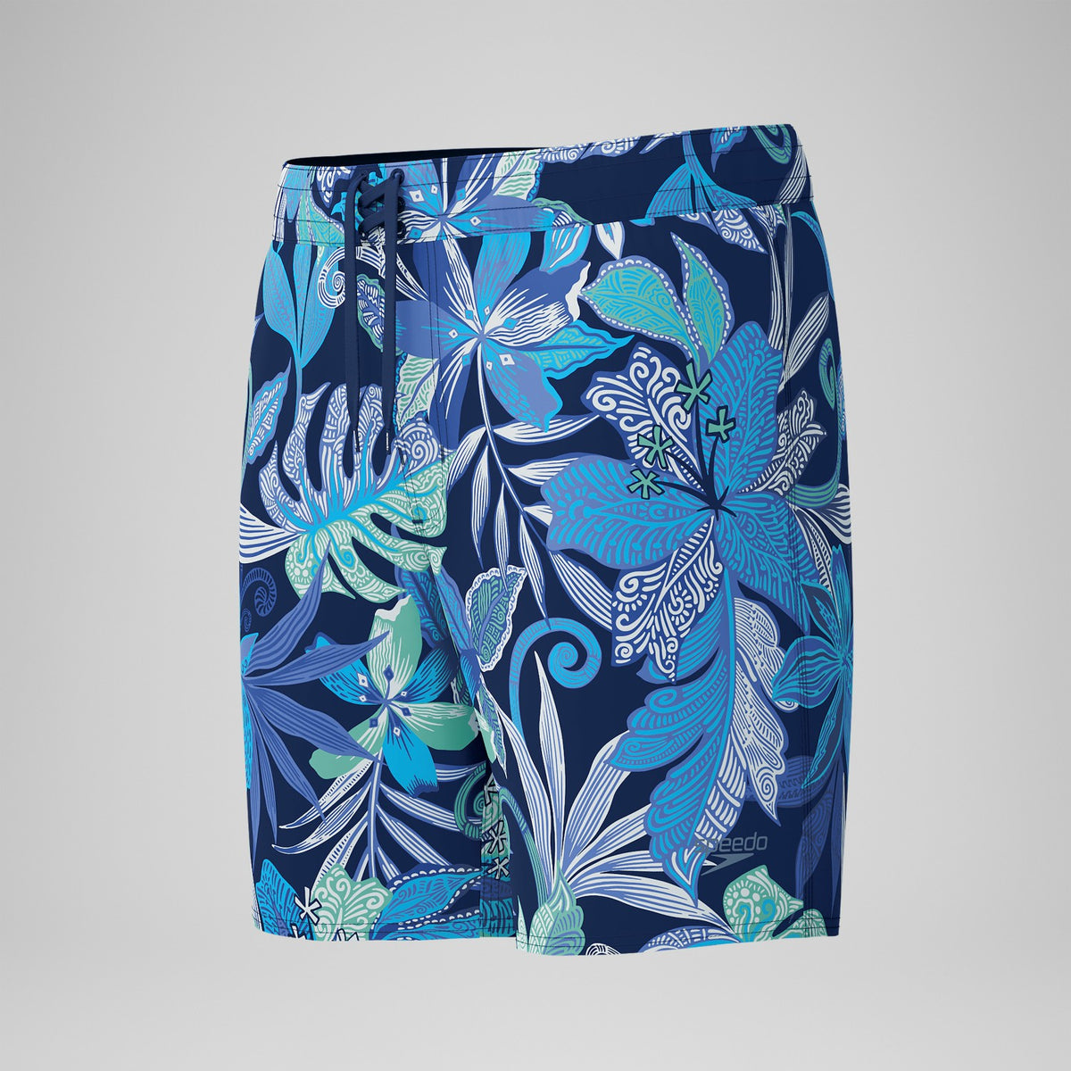 Speedo Print Boardshort Blue