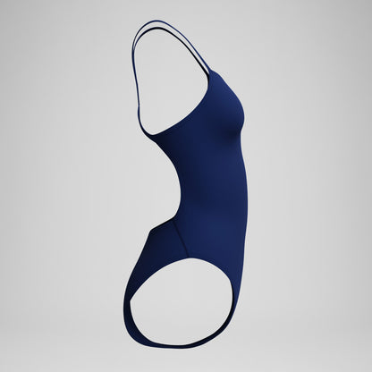 Speedo Solid V-Back 2.0 One Piece Navy