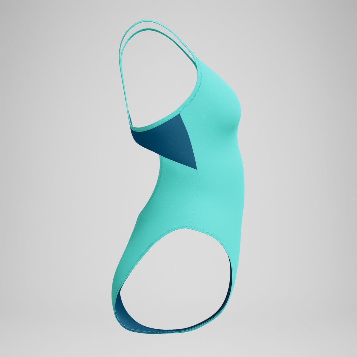 Speedo Solid Racerback Swimsuit Turquoise