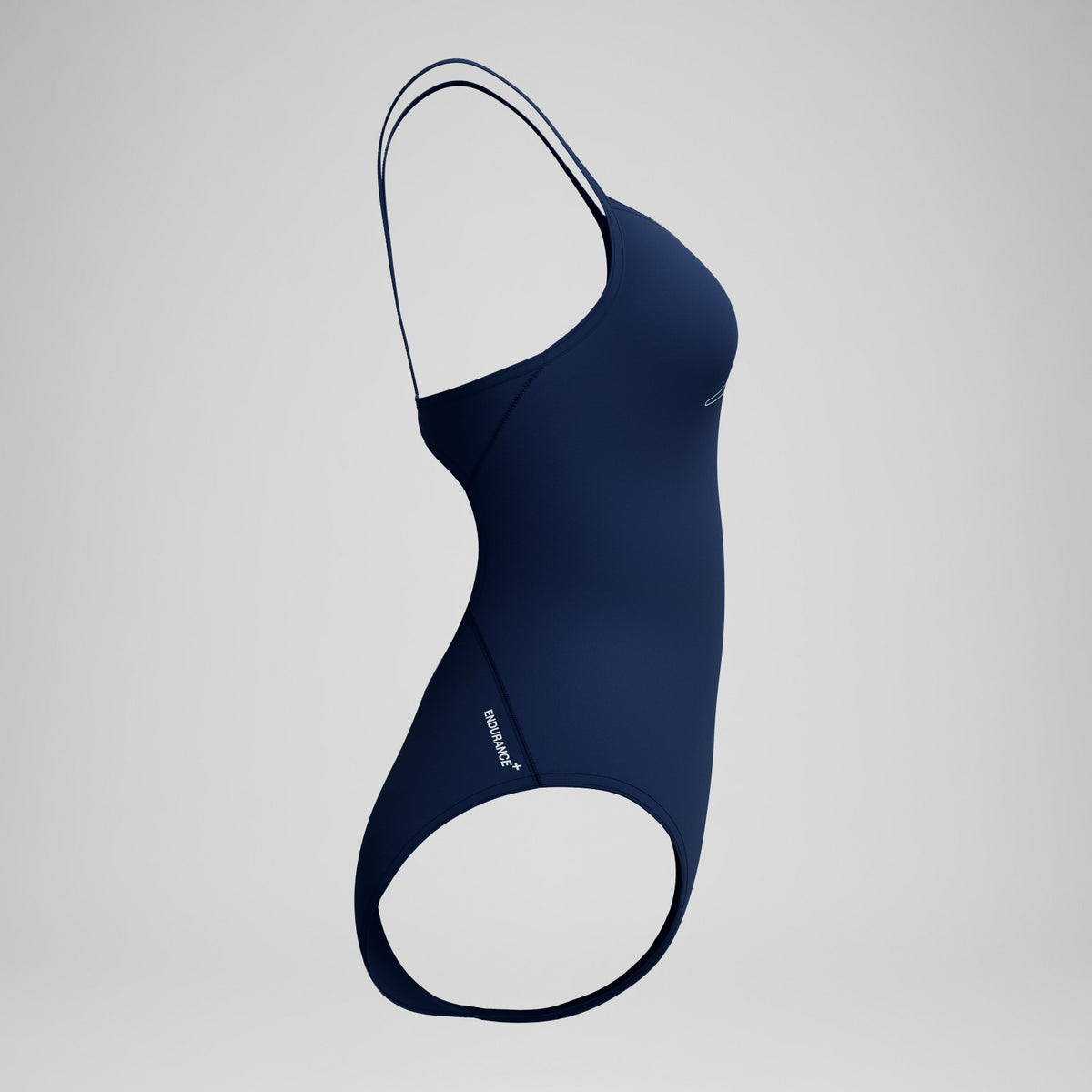Speedo Endurance+ Logo Thinstrap Swimsuit Navy