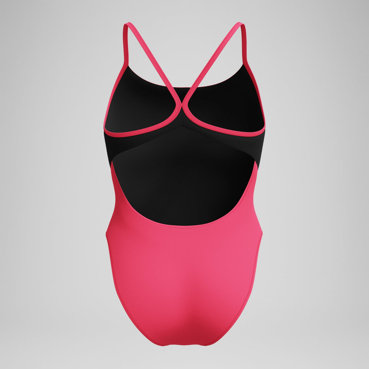 Speedo Solid Racerback Swimsuit Pink