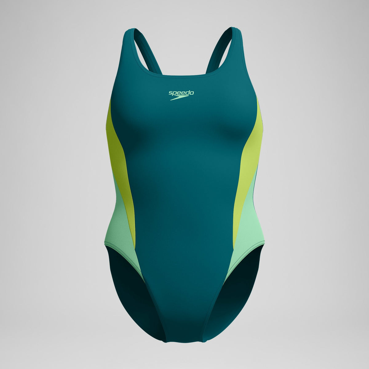 Speedo Colourblock 2.0 Swimsuit Green