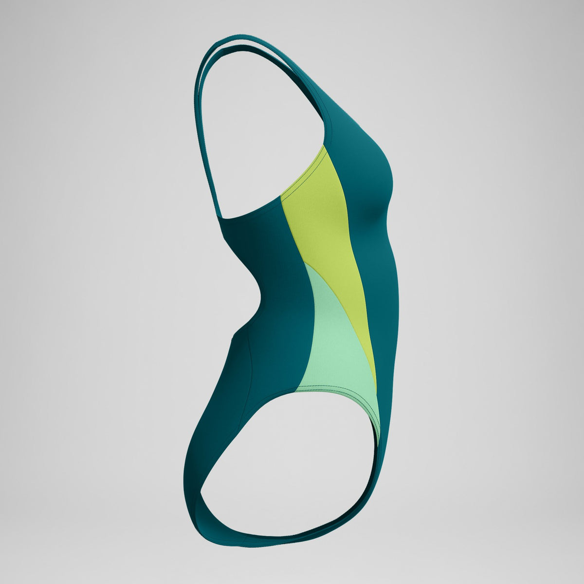 Speedo Colourblock 2.0 Swimsuit Green