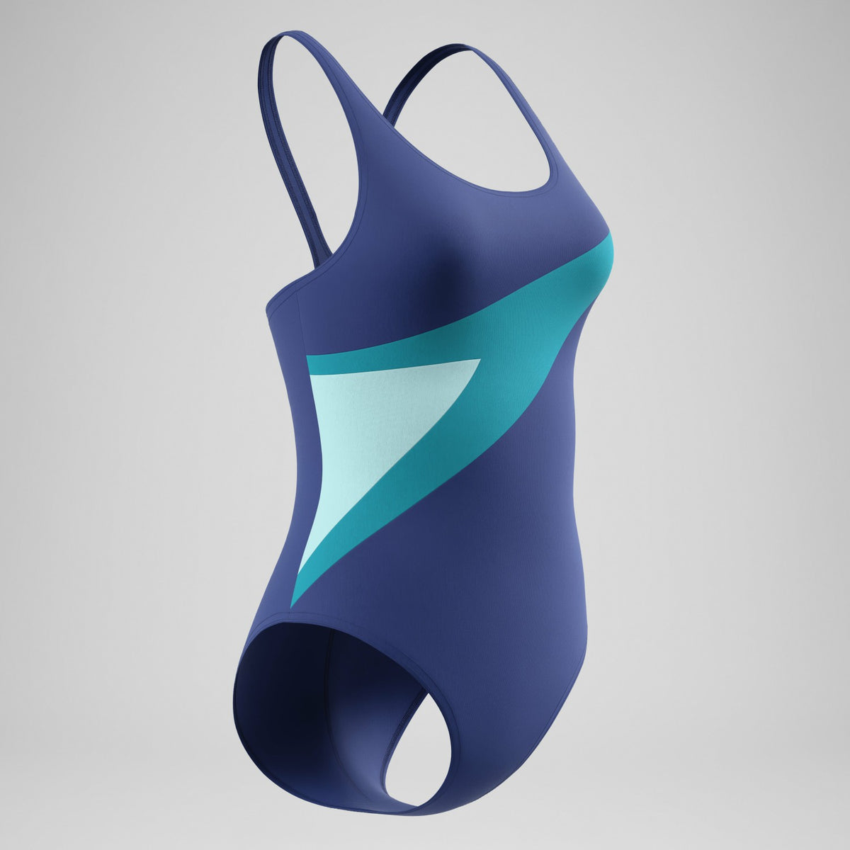 Speedo Hyperboom Butterfly Back Swimsuit Blue/Green