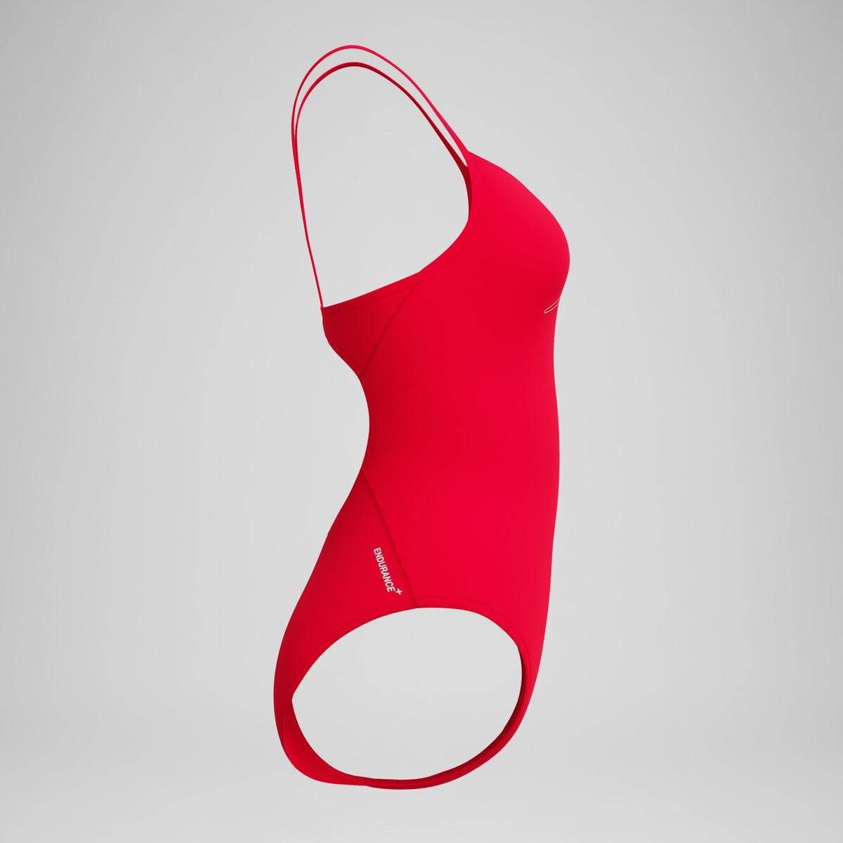 Speedo Endurance+ Logo Thinstrap Swimsuit Red