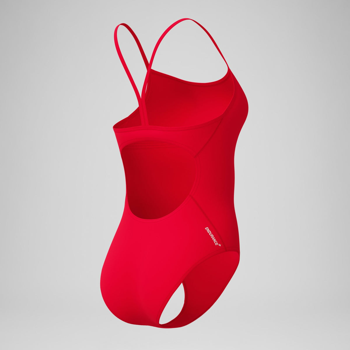 Speedo Endurance+ Logo Thinstrap Swimsuit Red