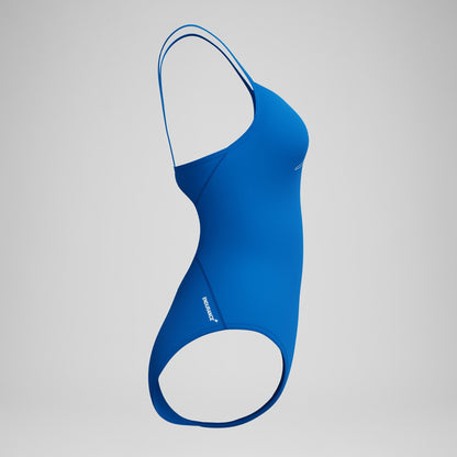 Speedo Endurance+ Logo Thinstrap Swimsuit Blue