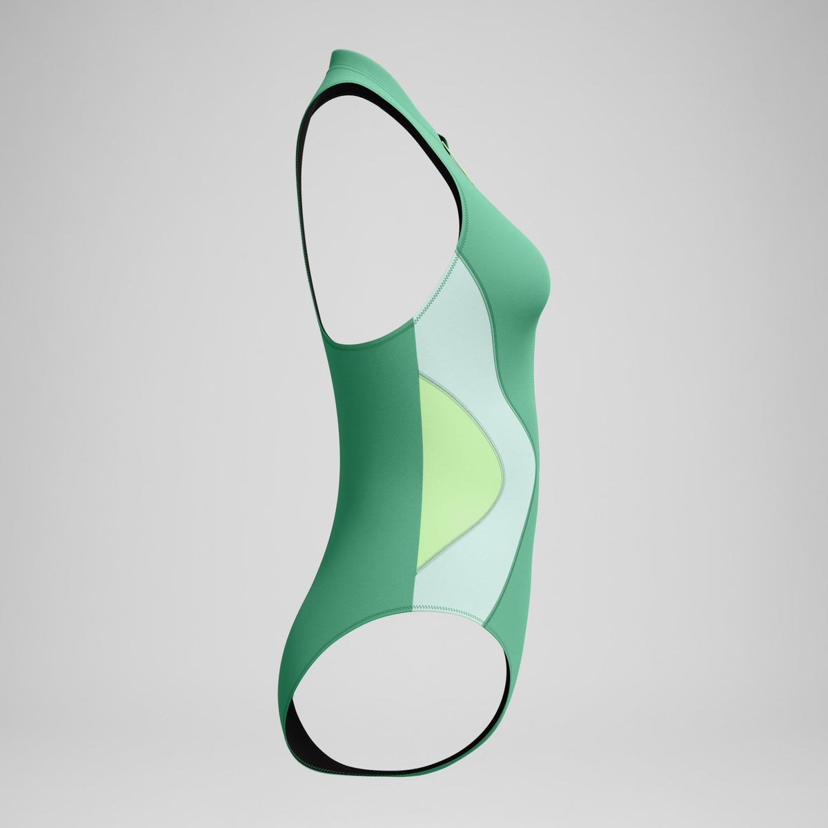 Speedo Ocean Flex Zip Swimsuit Green