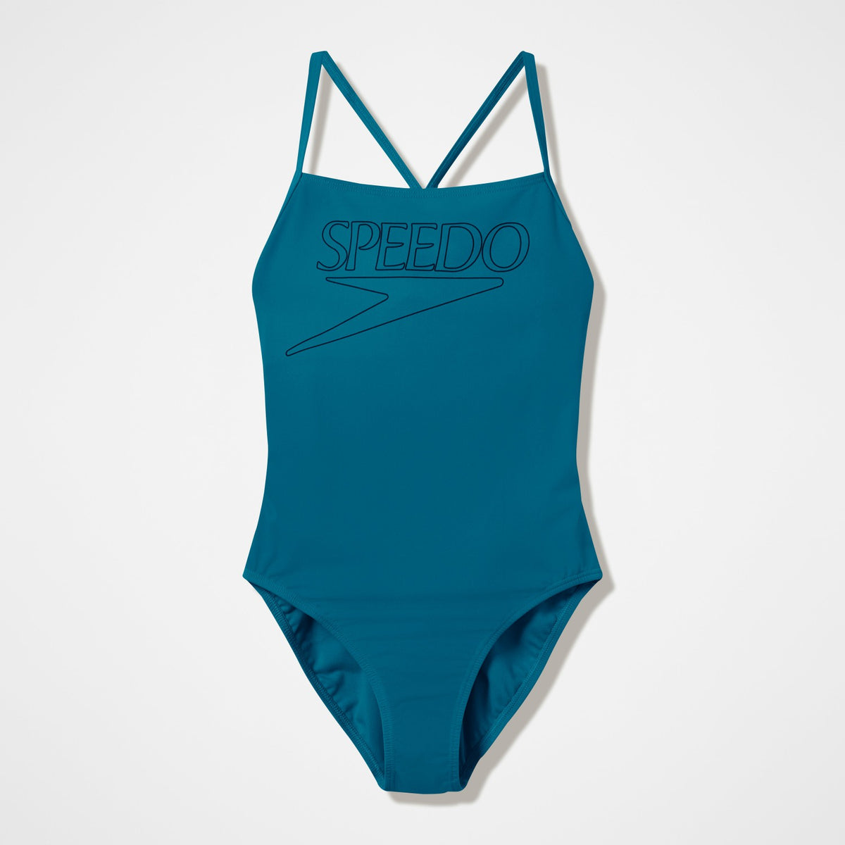 Speedo Endurance+ Logo Thinstrap Swimsuit Green