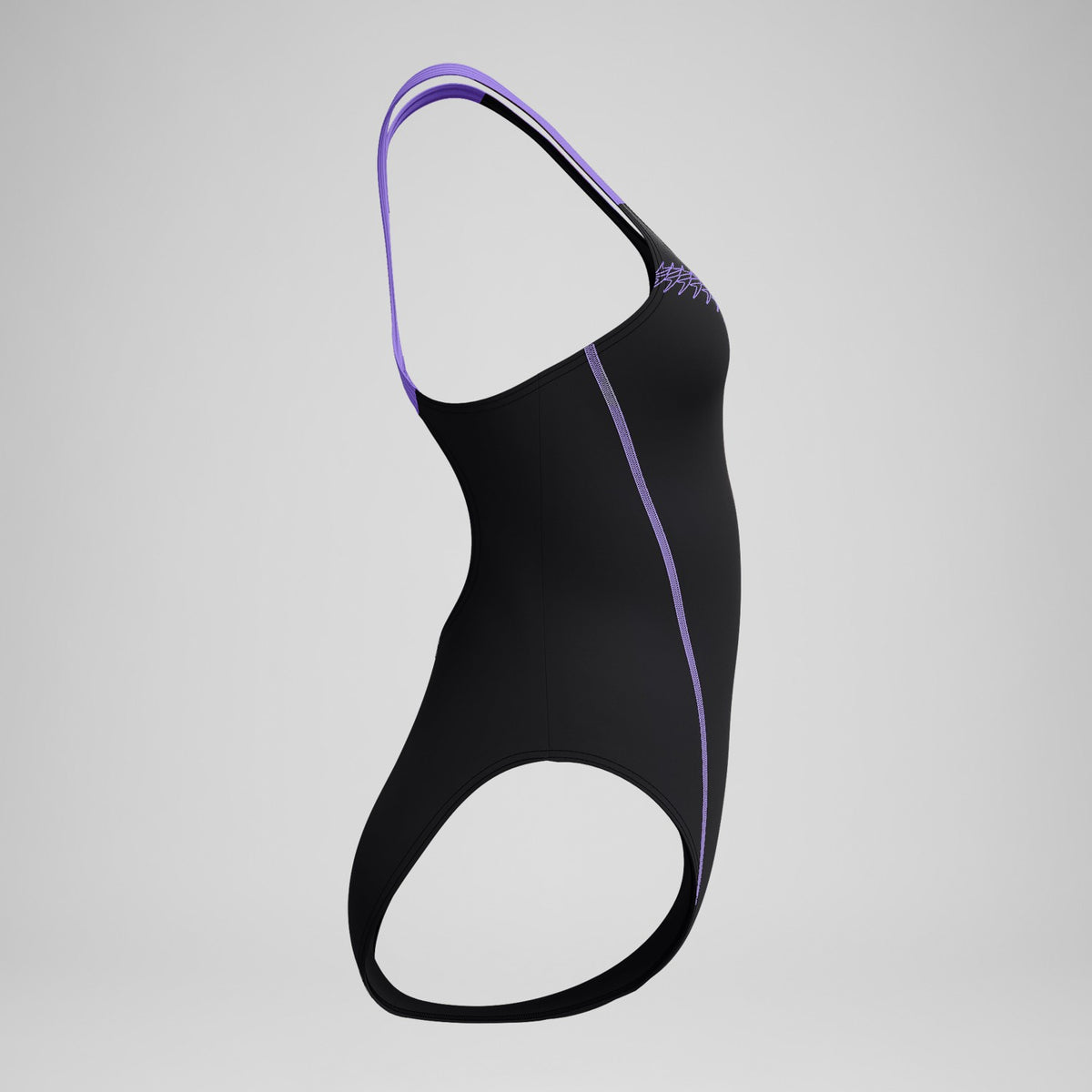 Speedo Medley Logo Swimsuit Black/Peach