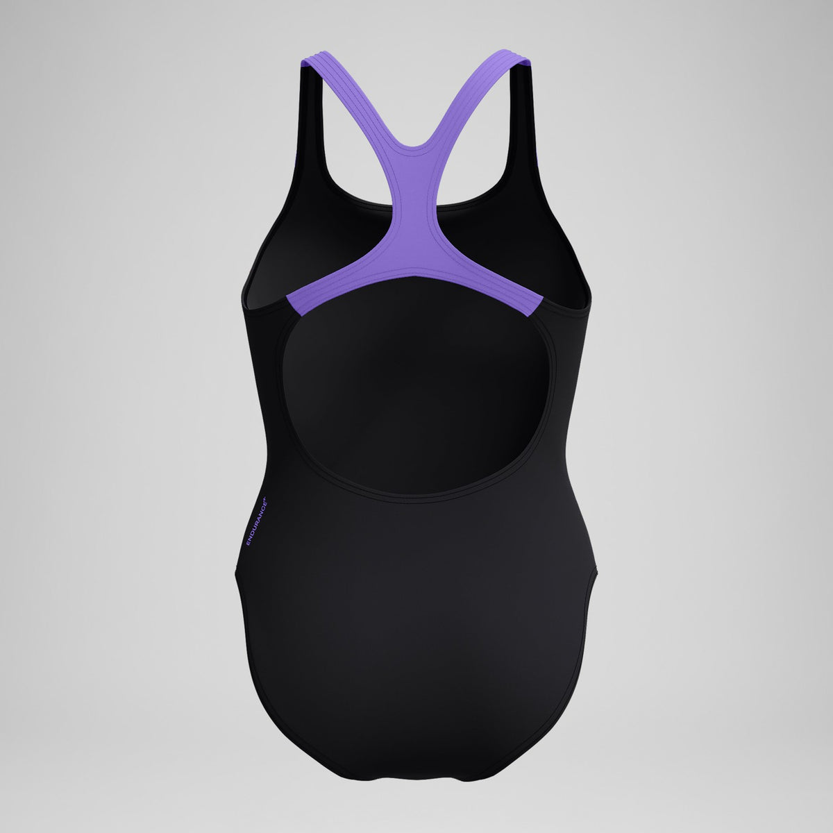 Speedo Medley Logo Swimsuit Black/Peach