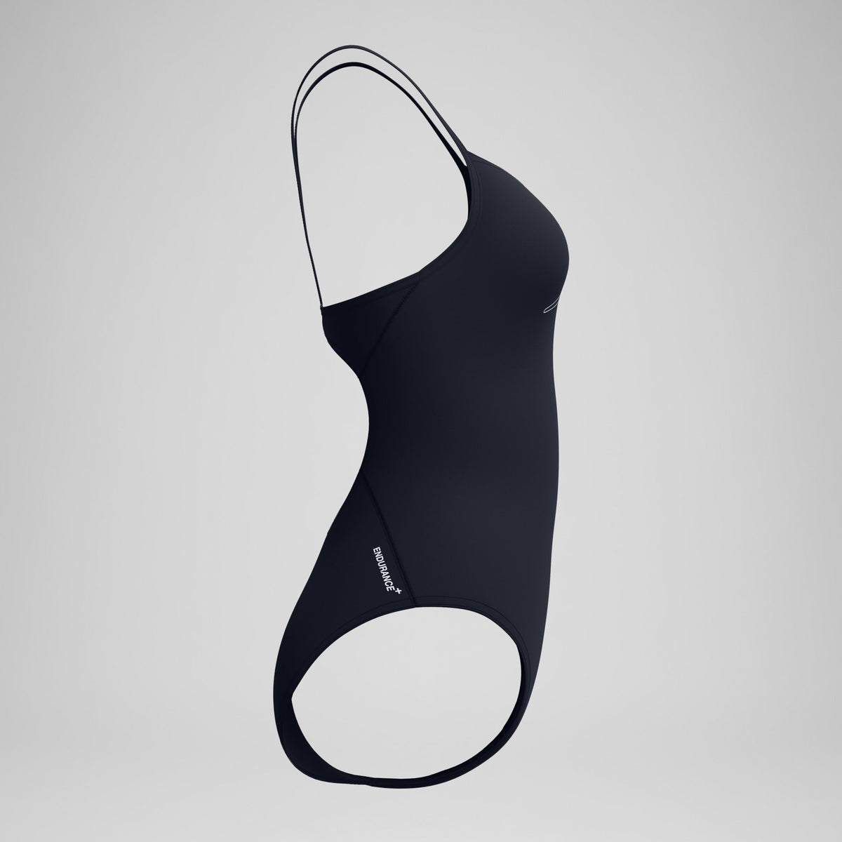 Speedo Endurance+ Logo Thinstrap Swimsuit Black