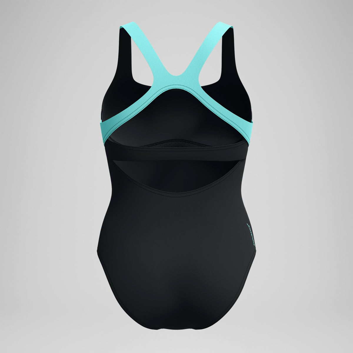 Speedo Racerback Swimsuit Black/Green