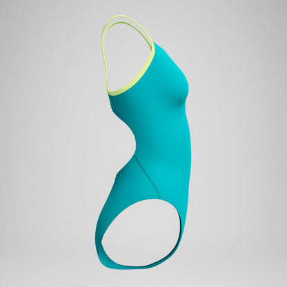 Speedo Club Training Solid Flyback 2.0 Swimsuit Teal/Green