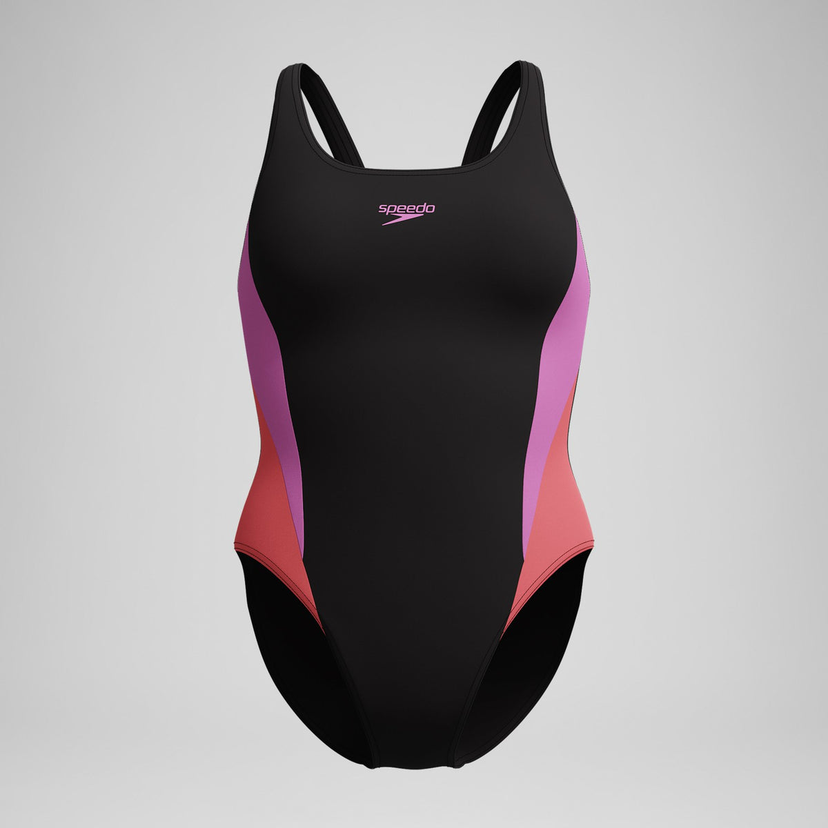 Speedo Colourblock 2.0 Swimsuit Black/Pink