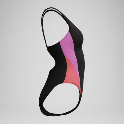 Speedo Colourblock 2.0 Swimsuit Black/Pink