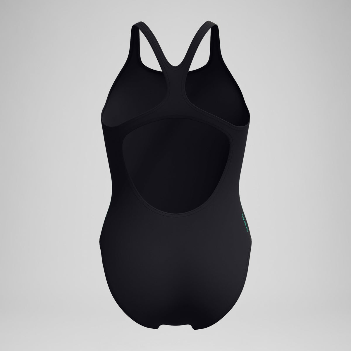 Speedo Medalist Printed Swimsuit Black/Green