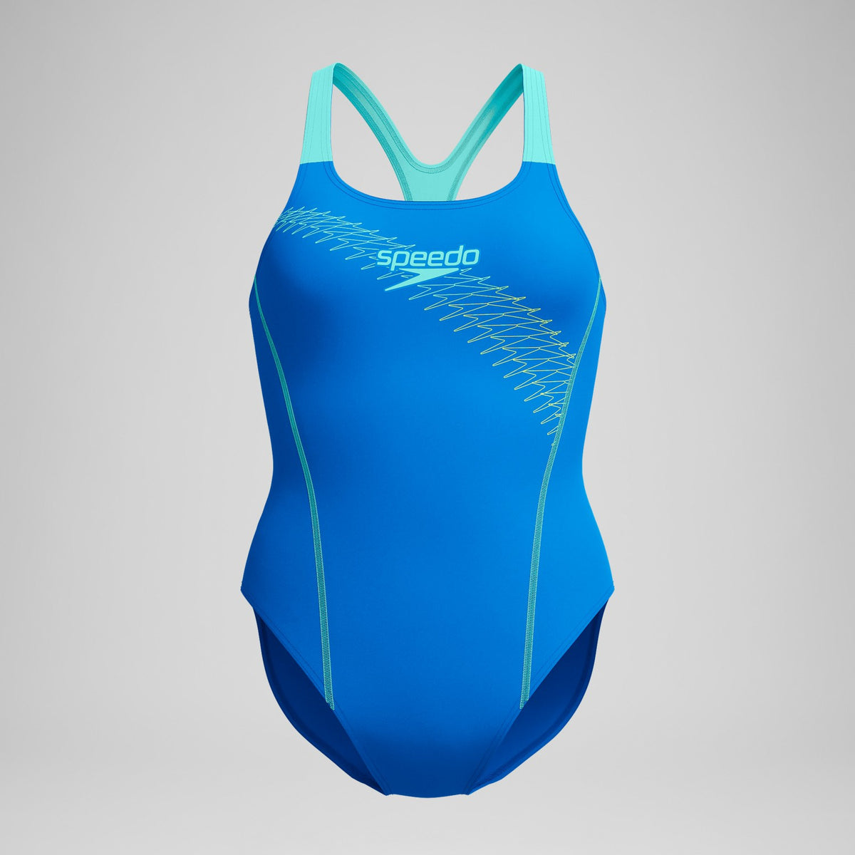 Speedo Medley Logo Swimsuit Blue/Green