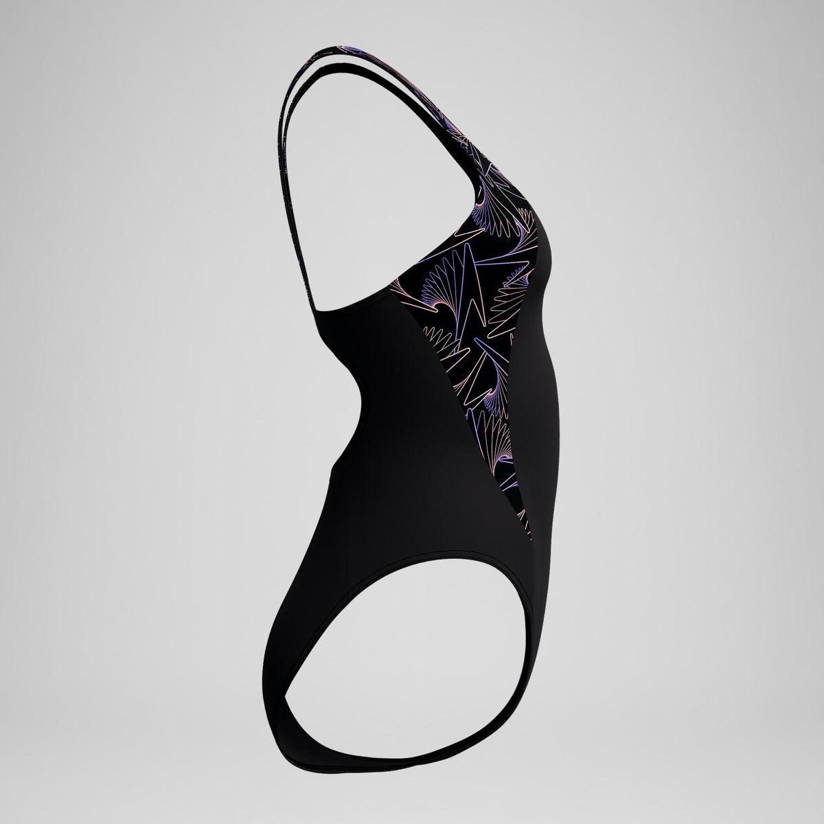 Speedo Hyperboom Splice Muscleback Swimsuit Black/Peach