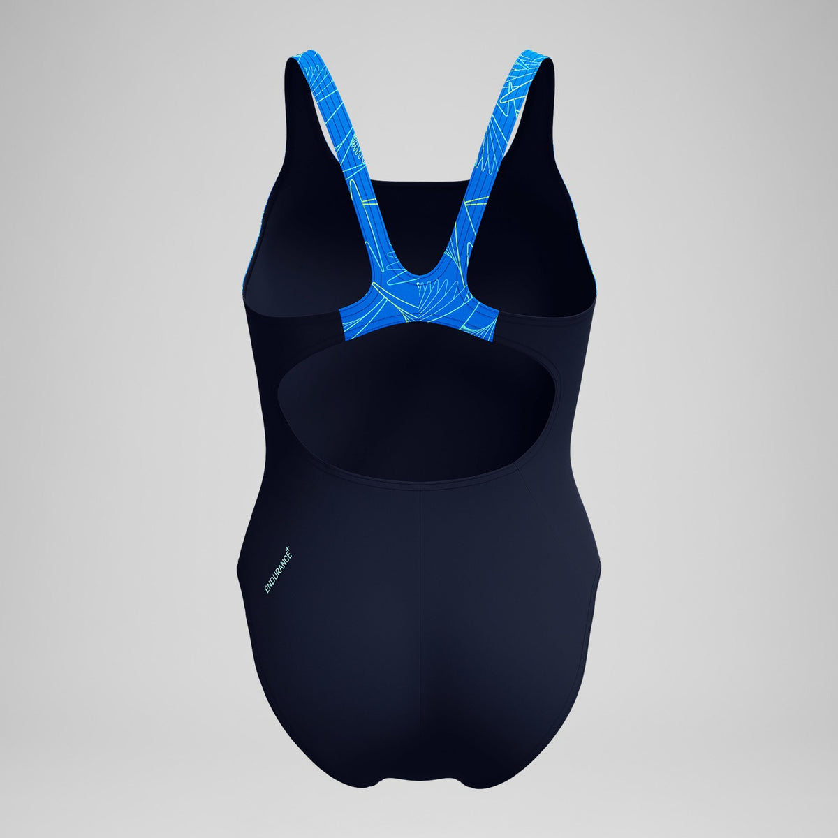 Speedo Hyperboom Splice Muscleback Swimsuit Navy/Blue