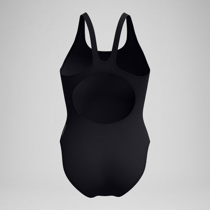 Speedo Hyperboom Placement Muscleback Swimsuit Black/Green