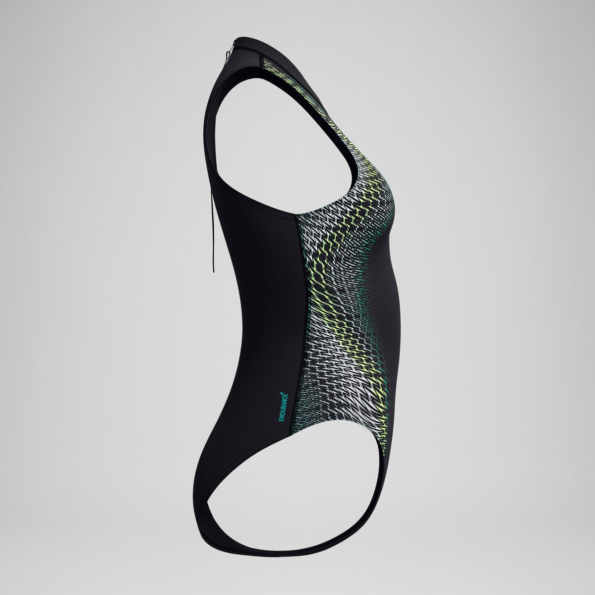 Speedo Printed Hydrasuit Black /Green