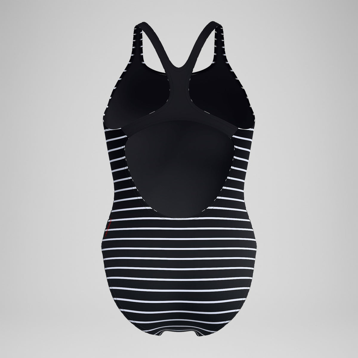 Speedo Endurance+ Printed Medalist Swimsuit Black