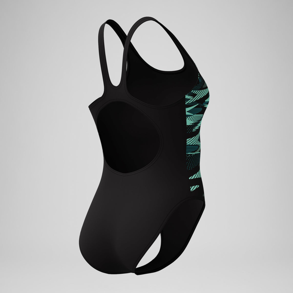 Speedo HyberBoom Placement Swimsuit DarkTeal/Green