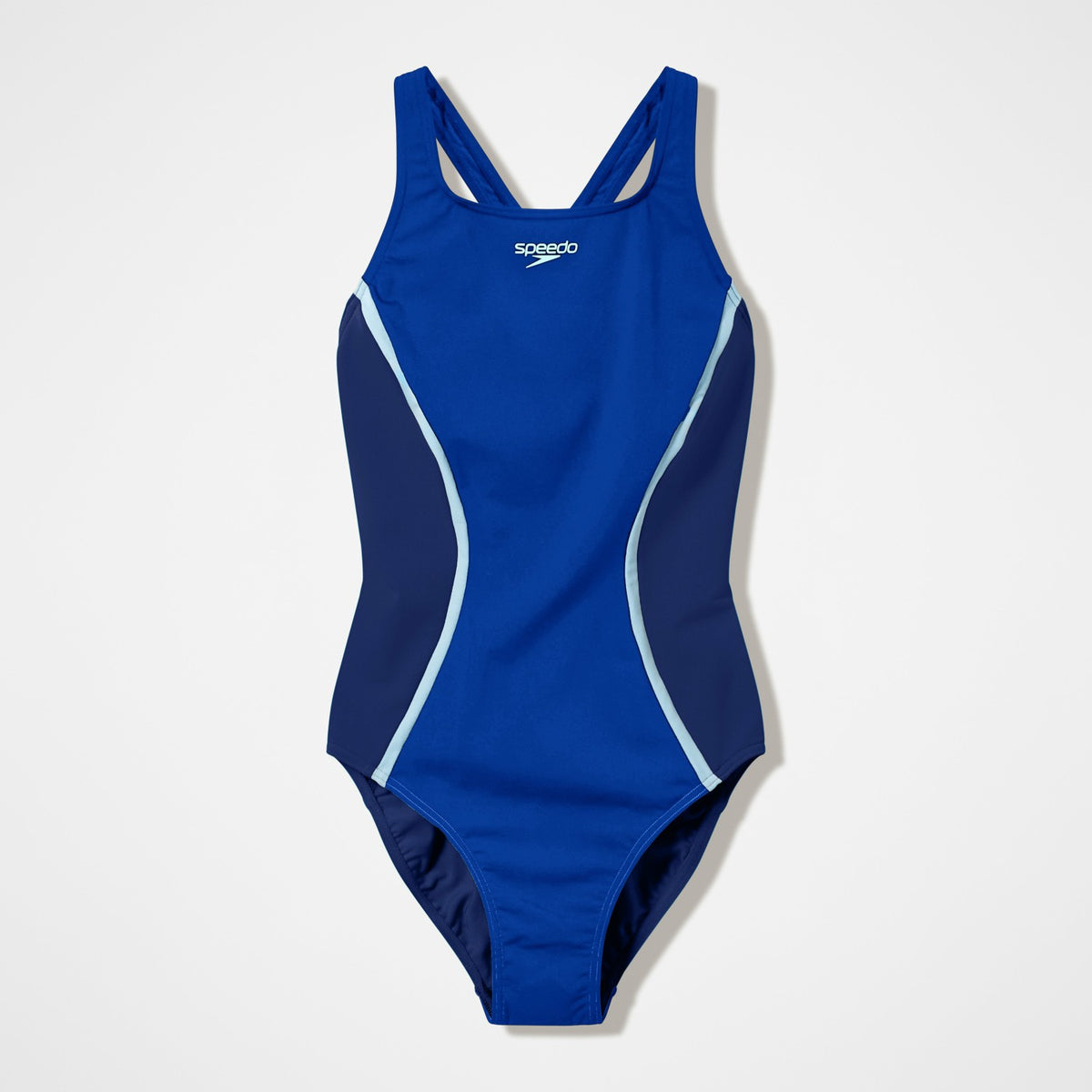 Speedo Splice Medalist One Piece Blue