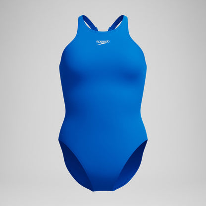 Speedo Endurance+ Longer Body V Back Swimsuit Blue
