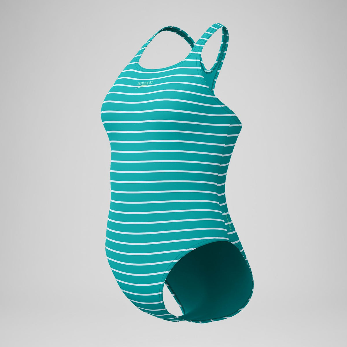 Speedo Endurance+ Medalist Printed Swimsuit Turquoise