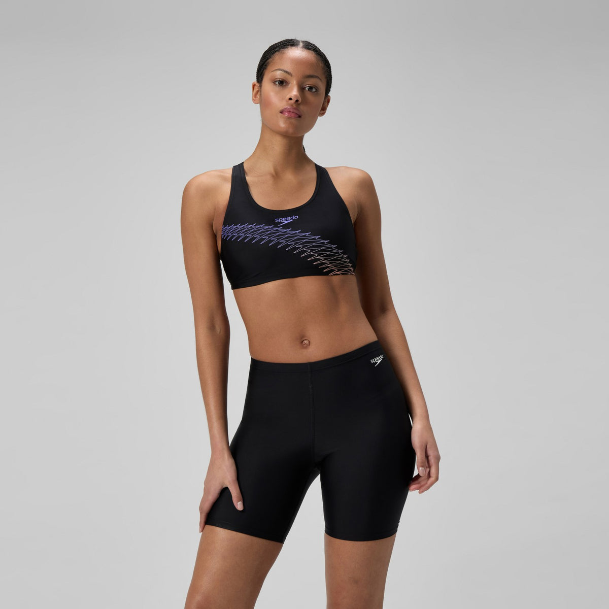Speedo Solid Swim Shorts Black