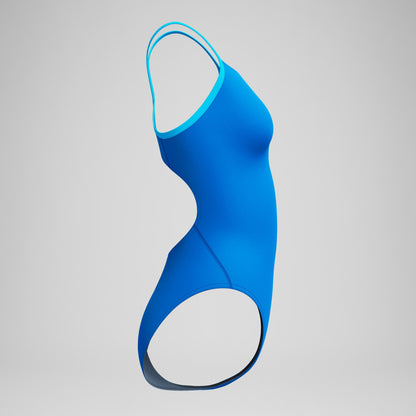 Speedo Club Training Solid Flyback 2.0 Swimsuit Blue