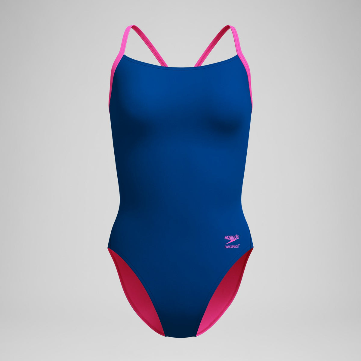 Speedo Club Training Solid Flyback 2.0 One Piece Blue/Pink
