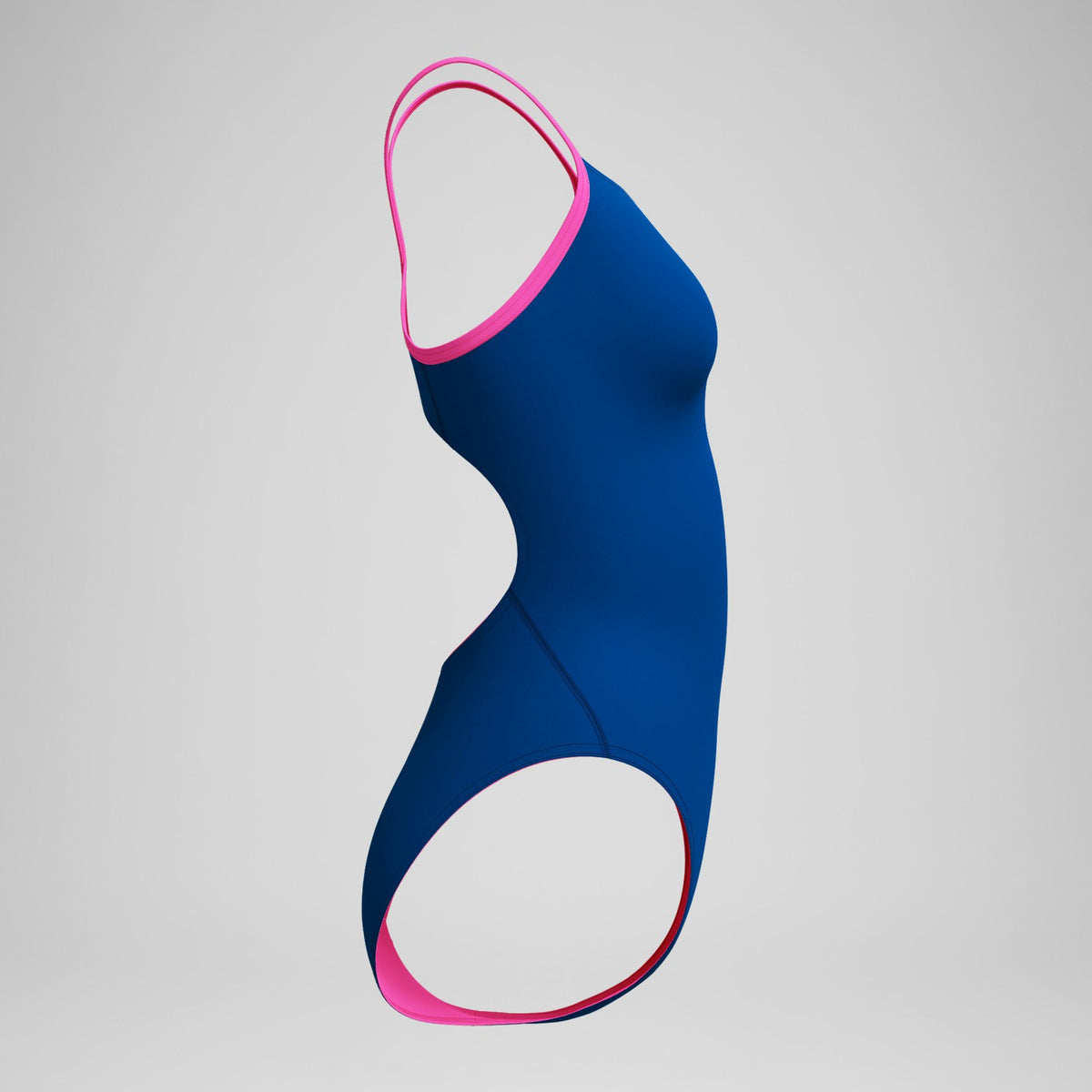 Speedo Club Training Solid Flyback 2.0 One Piece Blue/Pink