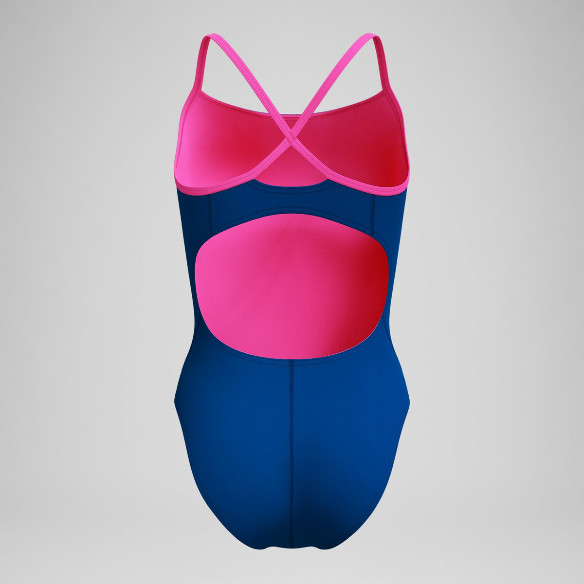 Speedo Club Training Solid Flyback 2.0 One Piece Blue/Pink