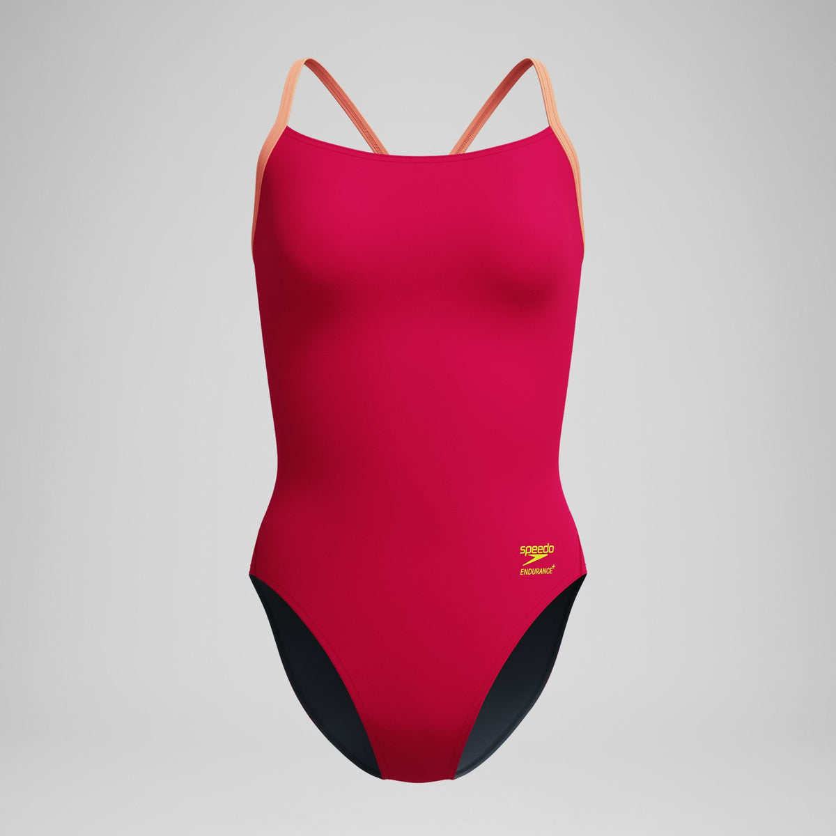 Speedo Club Training Solid Flyback 2.0 Swimsuit Red/Orange