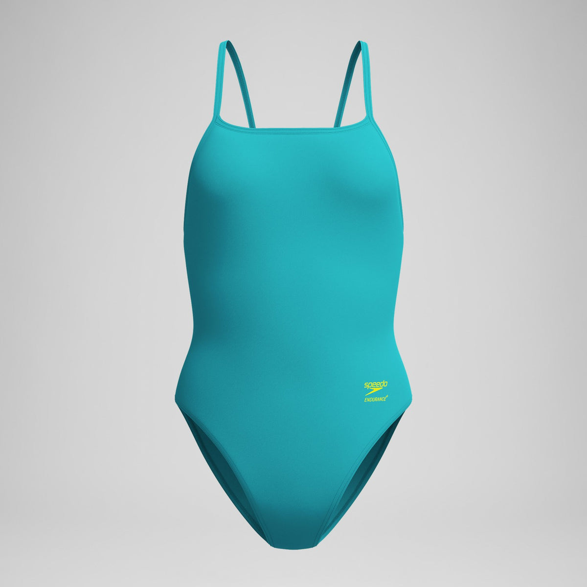 Speedo Club Training Solid Web Back Swimsuit Turquoise