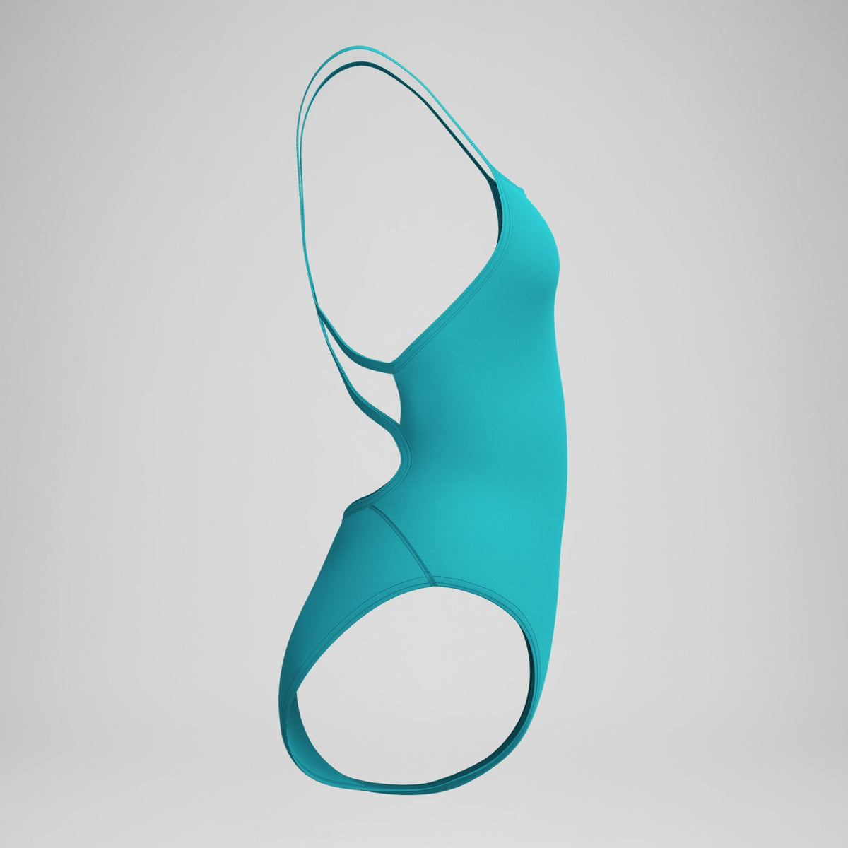 Speedo Club Training Solid Web Back Swimsuit Turquoise