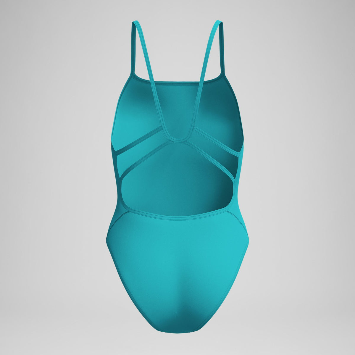 Speedo Club Training Solid Web Back Swimsuit Turquoise